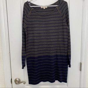 Olive & Oak Striped Sweater L